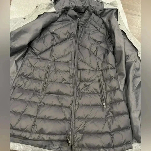 [XXL]Gotcha  Glacier Light Gray 3-in-1 Down DUVET Outer Puffer Jacket - Picture 3 of 10